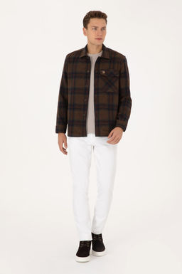 Erkek Kahverengi Uzun Kollu G_mlek - U.s. polo assn фото 4