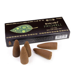 Благовония конусы BANJARA ETNO Back-Flow Patchouli Super Premium качество 10 конусов 30g