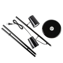 ULM-T600 2х6W/4500K/DIM BLACK Торшер напольный светодиодный, 2х6W. Сенсорный выключатель. Диммер. Черный. ТМ Uniel