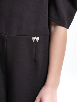 Платье для девочки ромпер UD 7887 черный - Mini maxi фото 11