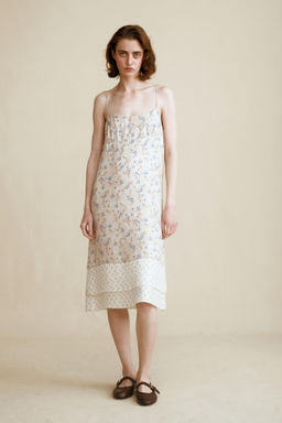 VESTIDO SEDA 100% CREATED BY CARAMEL LONDON X ZARA / Estampado