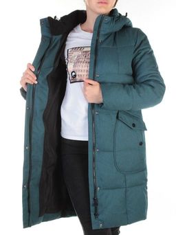350 DK. GREEN Пальто женское зимнее (200 гр. холлофайбера) - Fashion фото 8