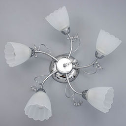 Люстра «Адель», 5×40 Вт E27, хром, 54×52×17 см