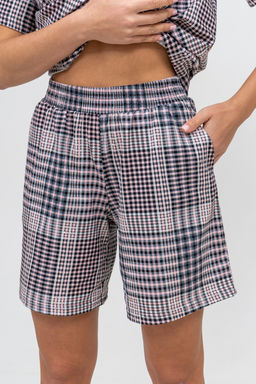 Костюм женский Натали из хлопка в клетку  фото 37