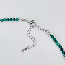 Колье из Малахита, Жемчуга и Шпинели 40 см +