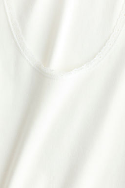 Top con ribetes de encaje - H&m фото 8