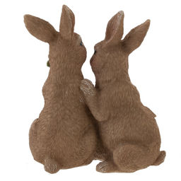 Фигурка декоративная "Зайцы", L13 W8,5 H14 см
