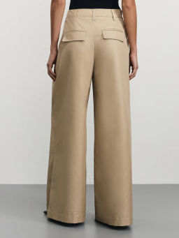 Широкие брюки с содержанием хлопка / Zarina фото 4