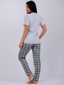 Пижама Символ брюки, трикотаж - Малина фото 5