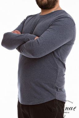 Лонгслив М12114а Индиго - Елена фото 3