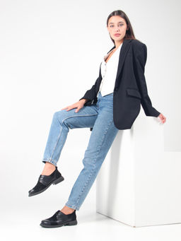 Полуботинки туфли EDART 205.патриция bl. черный черная замша фото 11