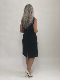 100% ЛЁН Платье ПОЛУПРИЛЕГАЮЩЕЕ - Елецкие узоры фото 4