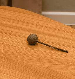 Игрушка для кошек, палочка мататаби с шариком из кошачьей мяты, 14 см. WPS370