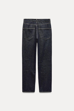 ZW COLLECTION RELAXED FIT MID-RISE JEANS - Zara фото 7