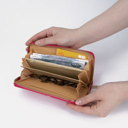 Кошелёк женский, отдел на молнии, цвет малиновый - Nazamok фото 5