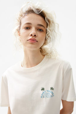 Camiseta estampada de algod?n - H&m фото 6