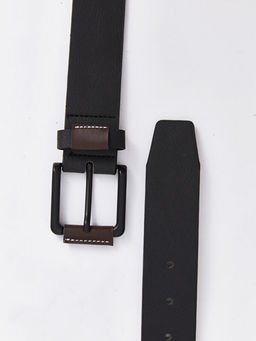 Deri G?r?n?ml? Erkek Kemer - Waikiki фото 3