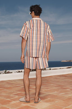 STRIPED LIMITED EDITION SHORTS - Zara фото 3