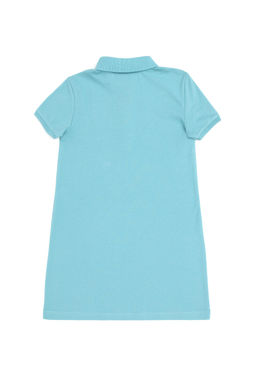 Мятное трикотажное платье для девочки - U.s. polo assn фото 2