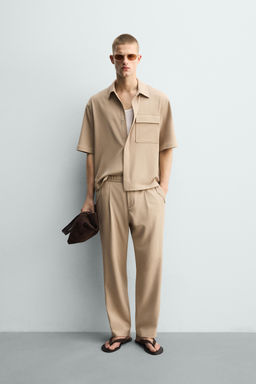 PANTAL?N REGULAR FIT CONFORT / Beige
