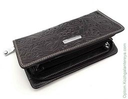 Женский кожаный кошелек на молнии Sergio Valentini СВ 3184-2055