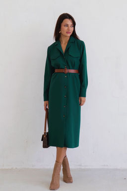 Платье-рубашка с английским воротником - Martichelli фото 141