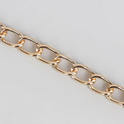 Цена за 2 шт. Цепочка для сумки, с карабинами, железная, 9 14 мм, 120 см, цвет золотой - Арт узор фото 3