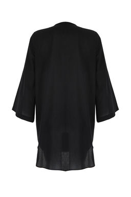 Trendyolmilla Su Alt? Desenli Mini Dokuma %100 Pamuk Plaj Elbisesi TBESS25EL00020  фото 10