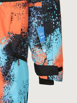 Комбинезон 8з1525 оранж/черный