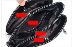 KAIDIFEINIROO Сумка женская с двумя ремнями 8172 фото 12