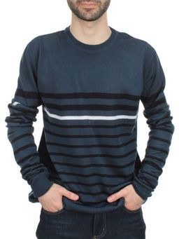 637 BLUE Джемпер мужской (70% акрил, 30% шерсть) - Fashion фото 2