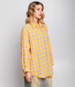 Рубашка #КТ22305, оранжевый