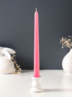 Цена за 2 шт. Свеча античная 25 см, 58 гр, 7 ч, цв. розовый