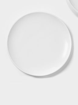 Тарелки Magistro Mien, d=21 см, набор 6 шт., фарфор, белые