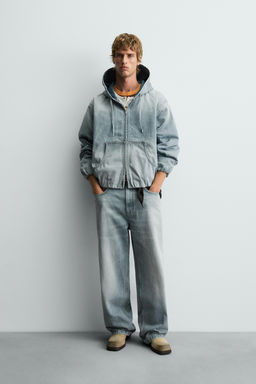 DENIM HOODIE JACKET