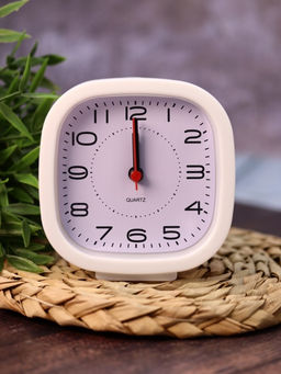 Часы-будильник TimeTrek, white (11х10,5 см)