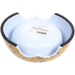 Миска из нержавеющей стали "ЛЮБИМЫЙ БРО", корги, 11*14*4.5см (наклейка)