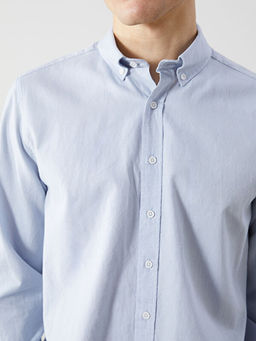 Slim Fit Uzun Kollu Oxford Erkek G?mlek