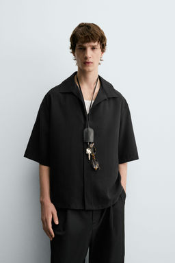 RELAXED FIT FLOWING SHIRT - Zara фото 2