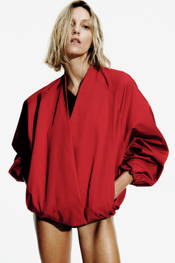 CHAQUETA BOMBER ZW COLLECTION / Rojo - Zara фото 7