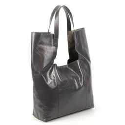 Женская мягкая кожаная сумка шоппер 0054-4 - Cidirro фото 2