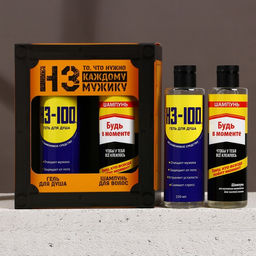 Подарочный набор HARD LINE 23 Февраля: гель для душа и шампунь для волос, 2?250 мл