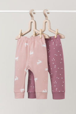 Crockid _ К 4718-2уп/цветочные снежинки,зайчики брюки яс