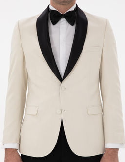 Ekru Slim Fit tuxedo - Cacharel фото 7