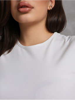 Футболка "Скимс" Экрю Женская