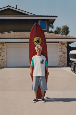 ZARA X BODY GLOVE ® CONTRAST SLEEVE T-SHIRT  фото 5