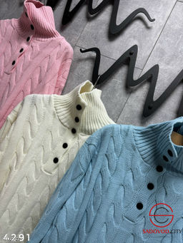 Свитер-косичка на пуговицах - Bruno фото 3