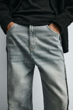 BAGGY JEANS WITH SEAMS - Zara фото 6