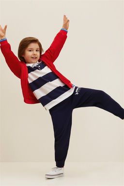 Темно-синие спортивные штаны для мальчика