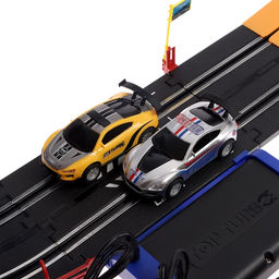 Автотрек TOP TURBO, с 2 машинами, 1:43, длина трасы 560 см, работает от сети - АвтоГрад фото 7